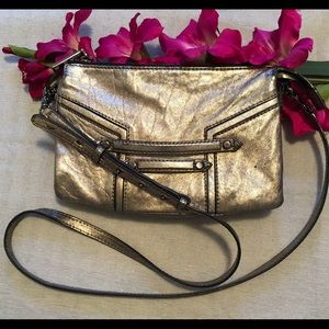 Botkier metallic leather crossbody